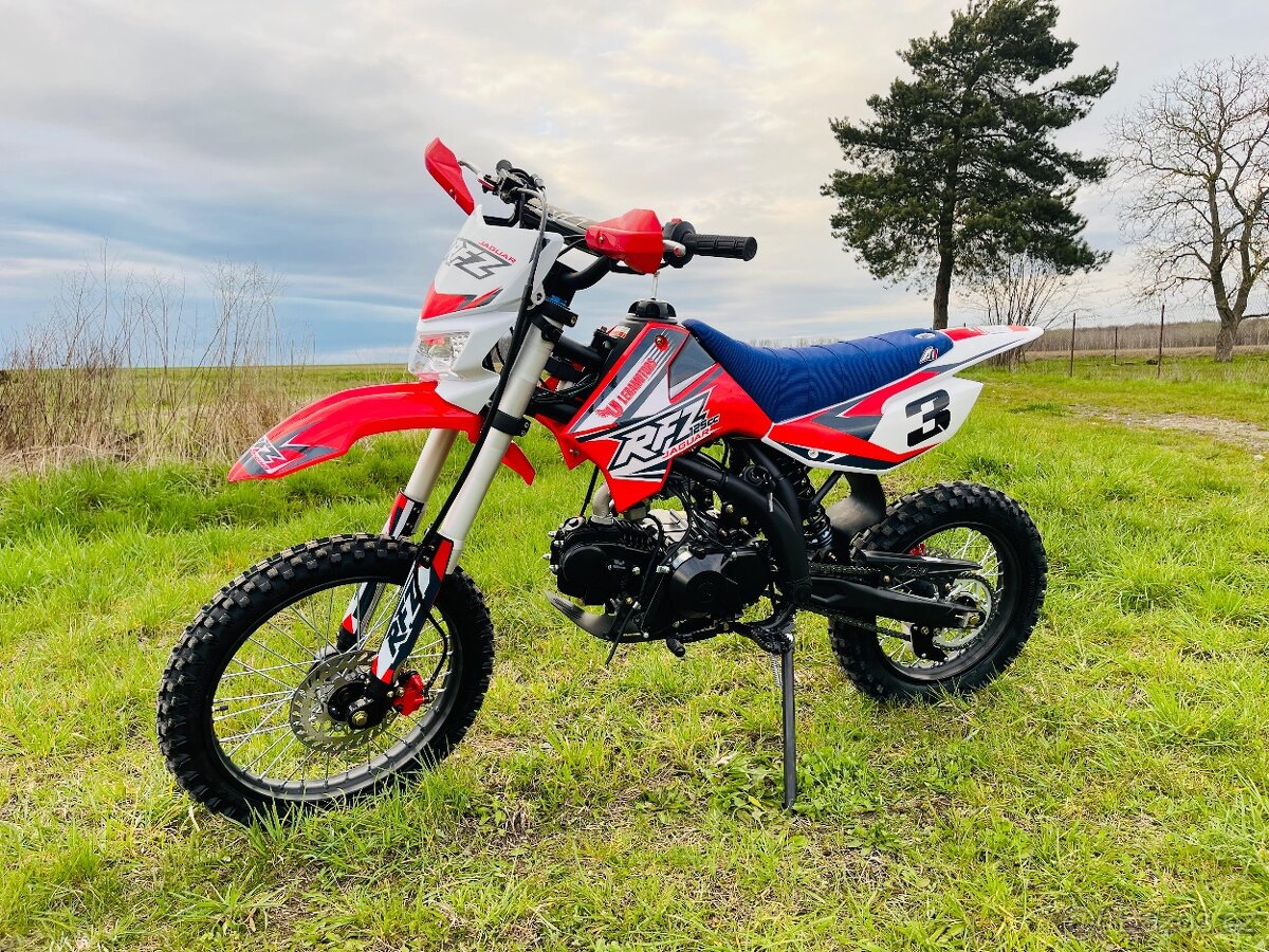 Pitbike Leramotors Jaguar 125ccm, kola 17/14, red