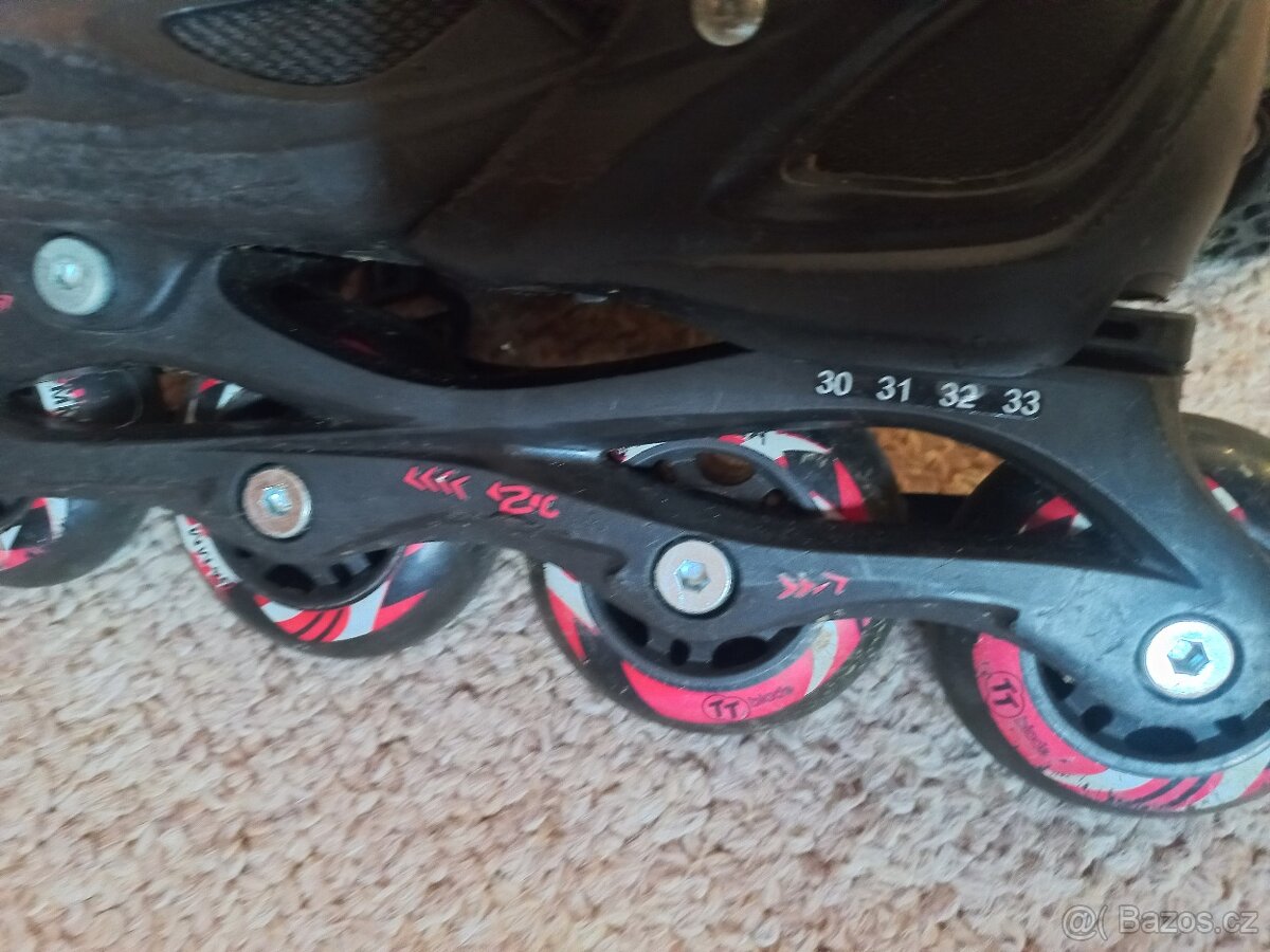 Kolečkové brusle 30-33