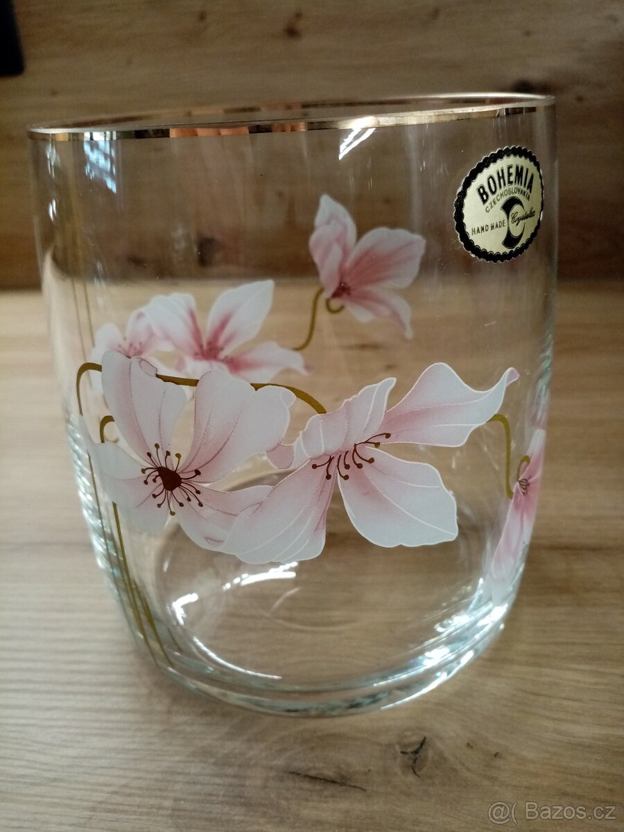 2x skleněná váza