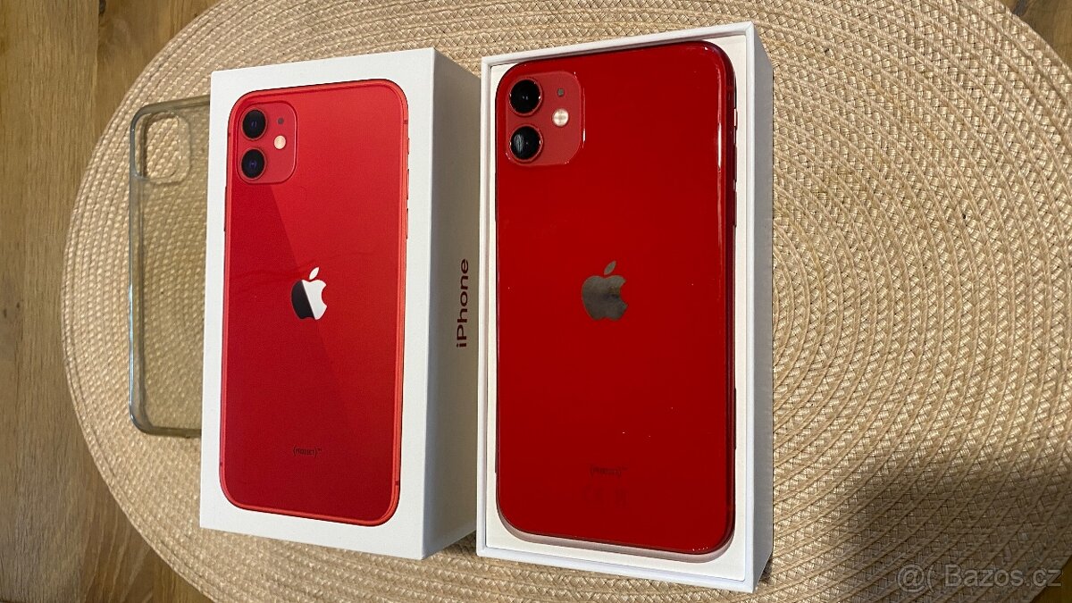 iPhone 11 128gb Red, pěkný stav