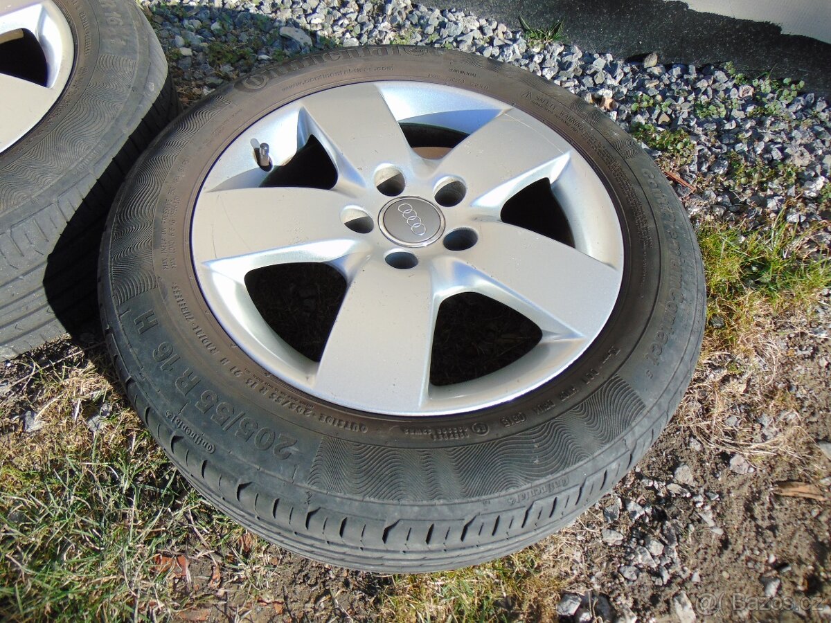 Prodám 16" ALU kola AUDI 5x112