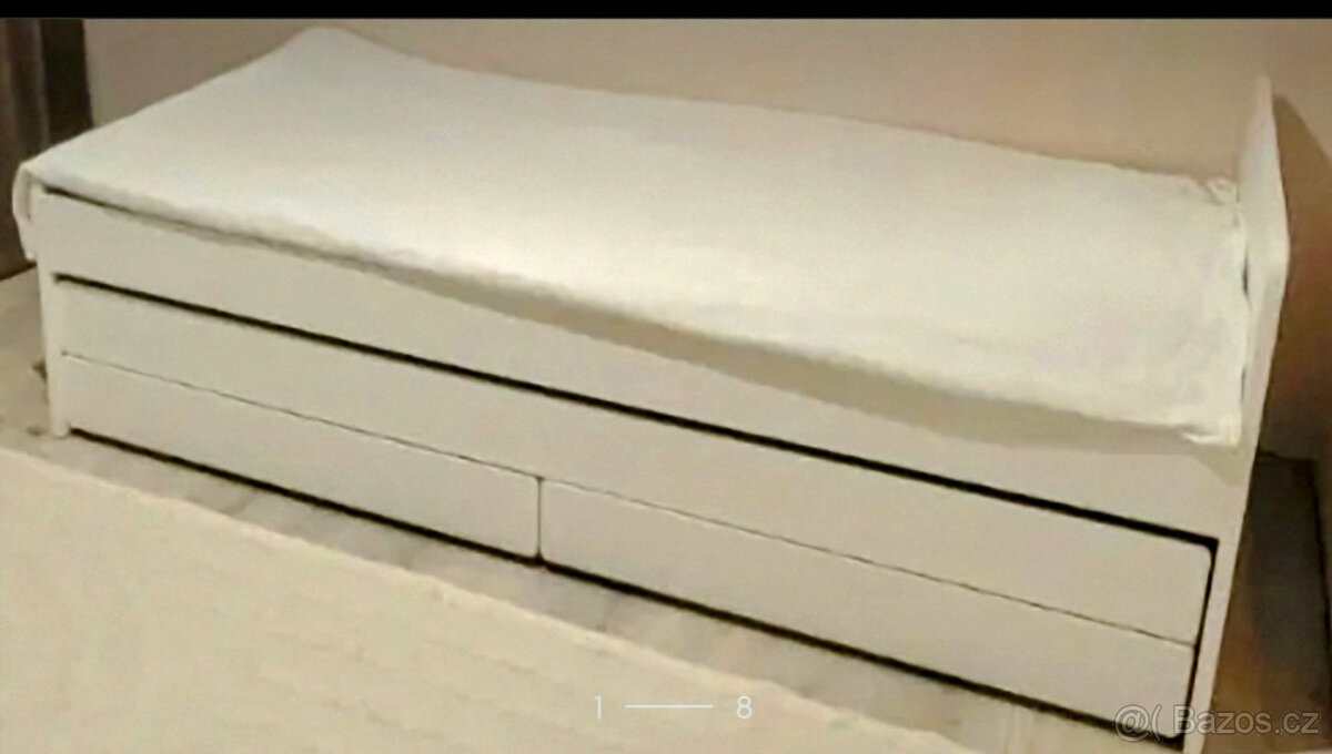 Postel, dvoulůžko, IKEA Slakt