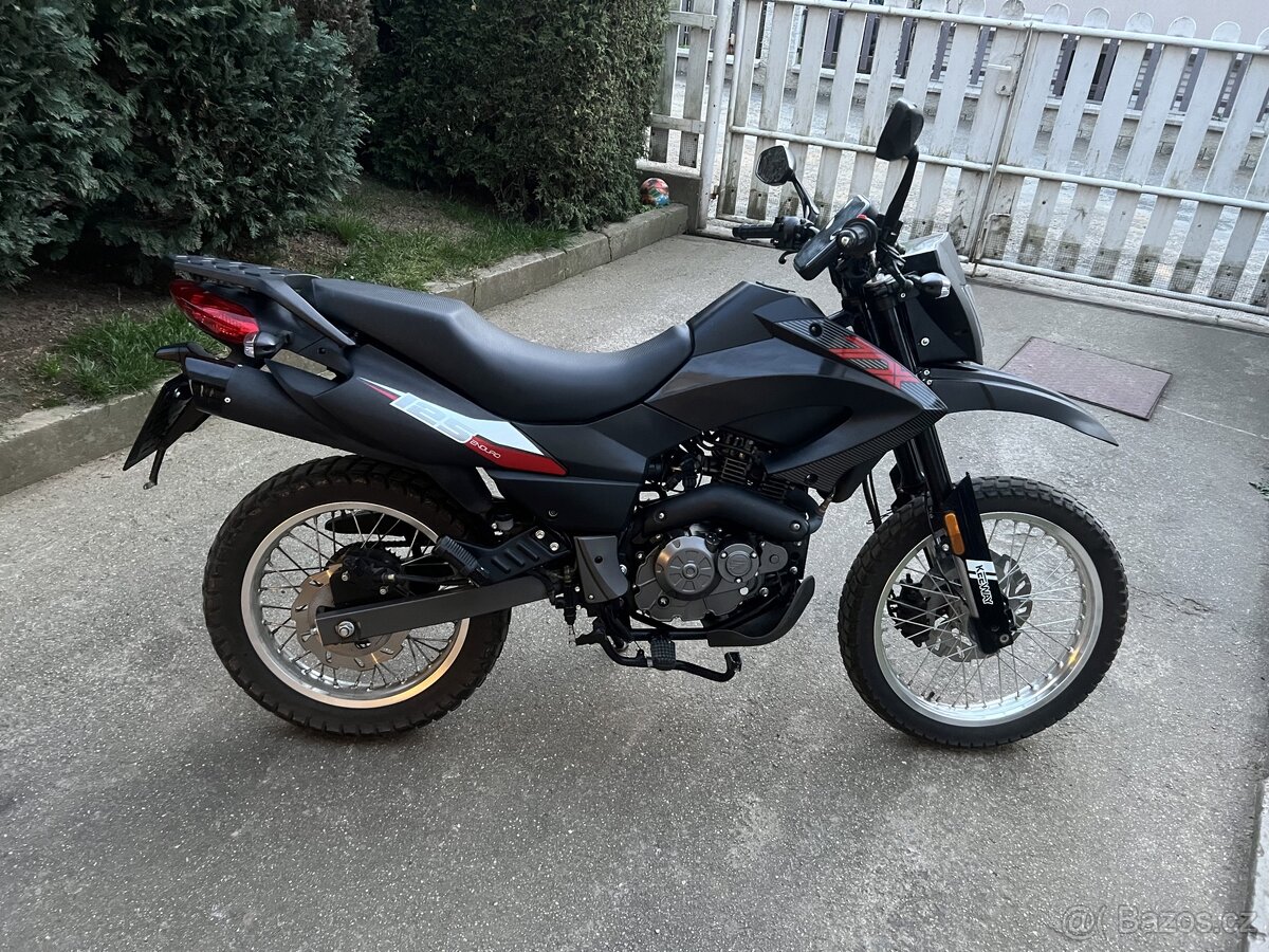 Keeway TX 125 enduro - vstřik