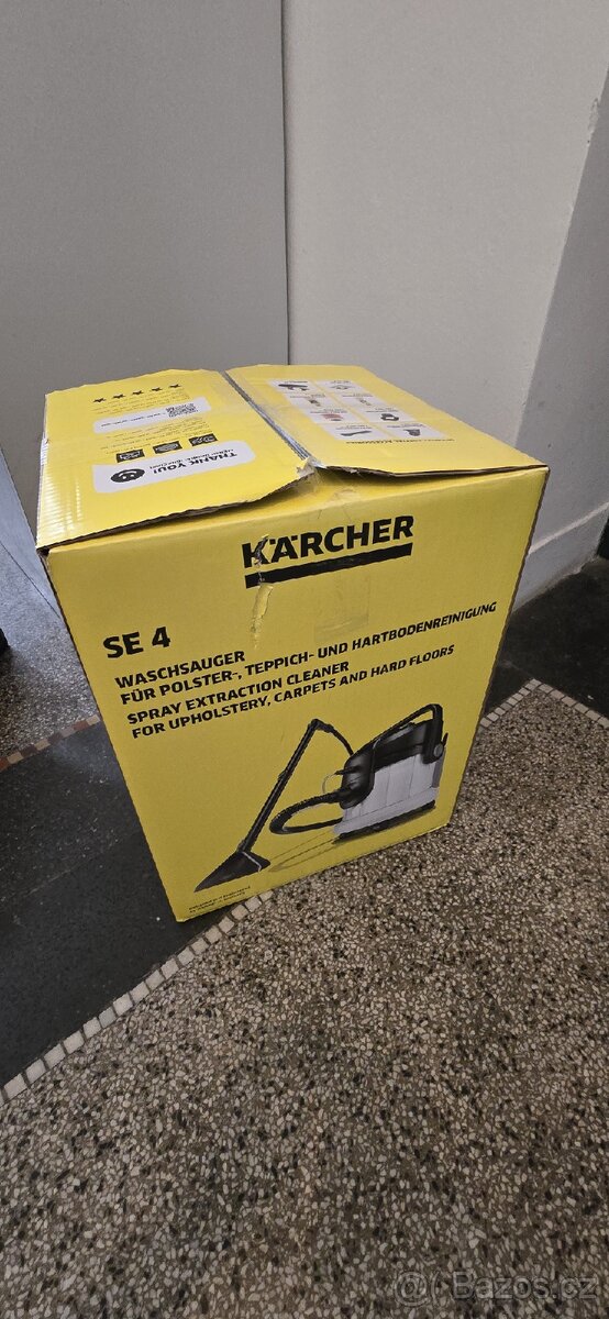 Tepovač Kärcher SE 4 mokrý vysavač