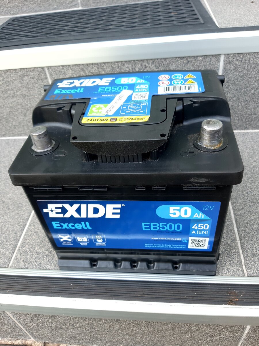 Autobaterie Exide 12V 50ah