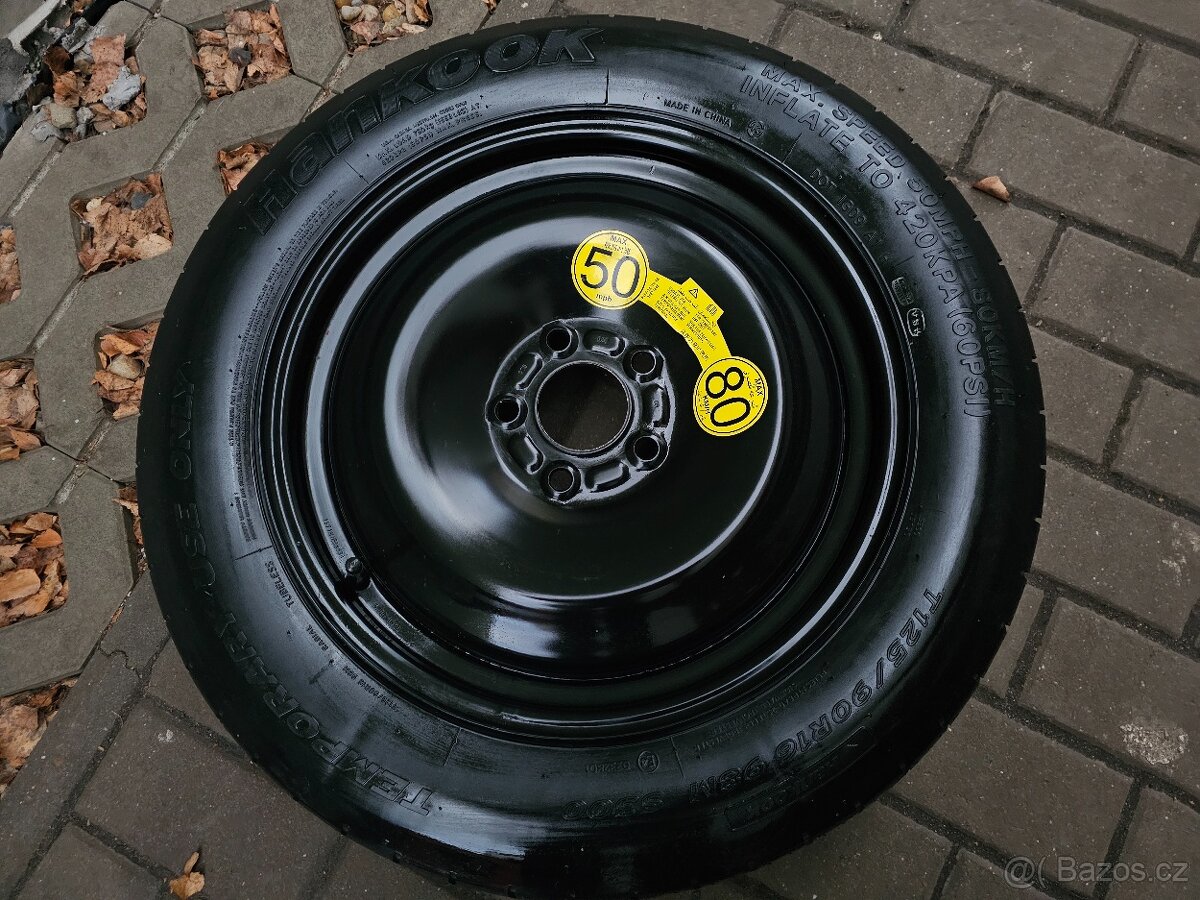 Dojezdové kolo Ford Volvo R16 5x108 nové