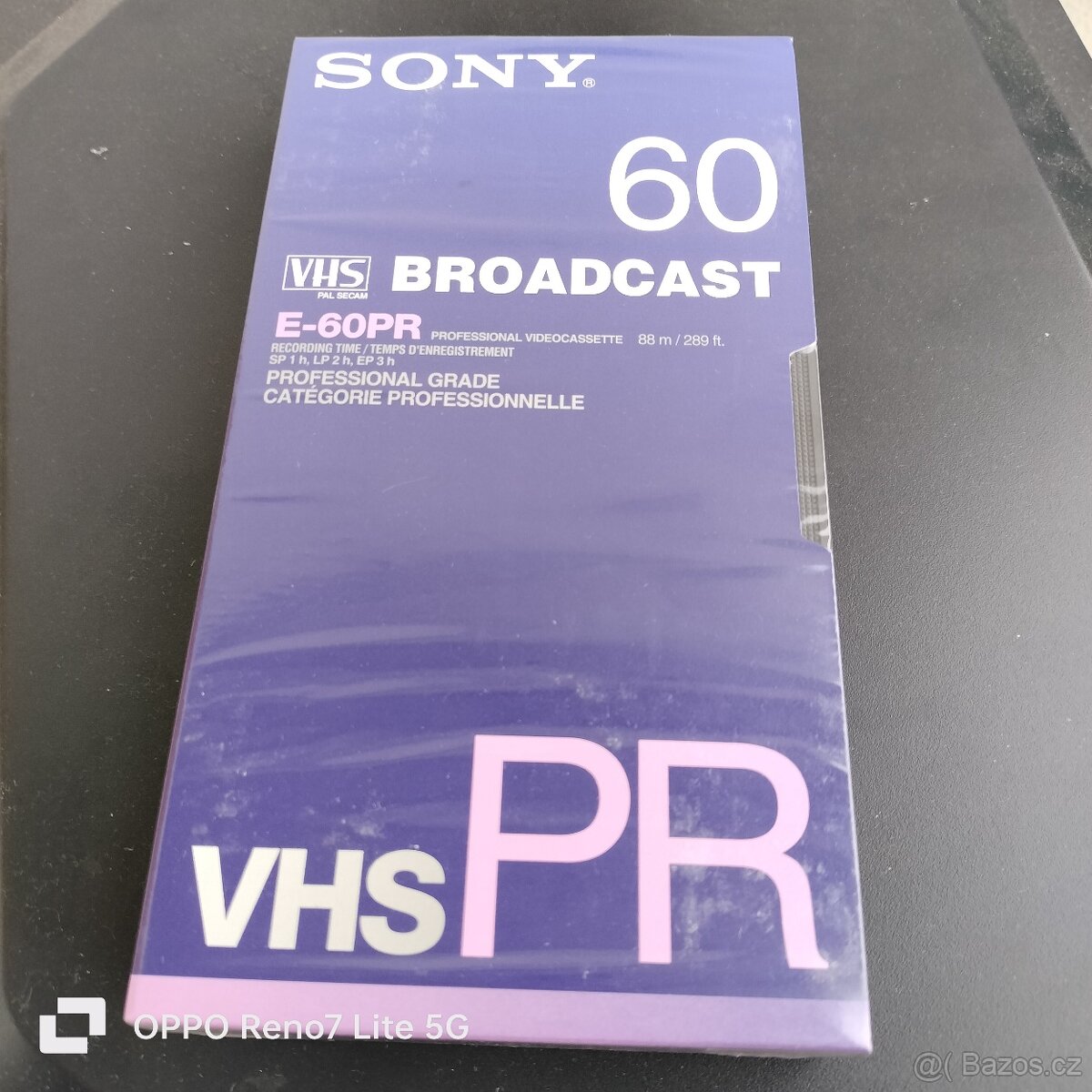 VHS Sony E-60PR - nové