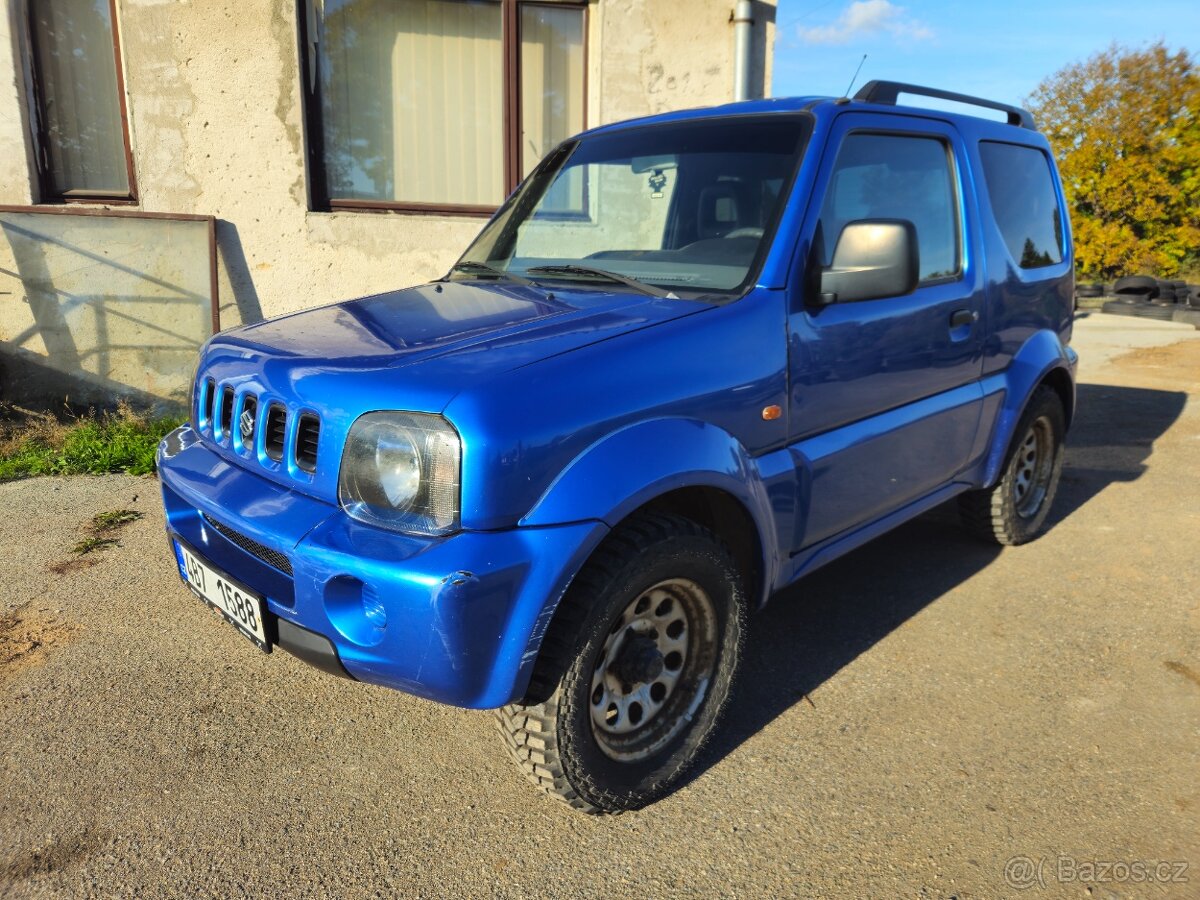 Suzuki Jimny 1.3 59kw,benzín,redukce,tažné,stk,