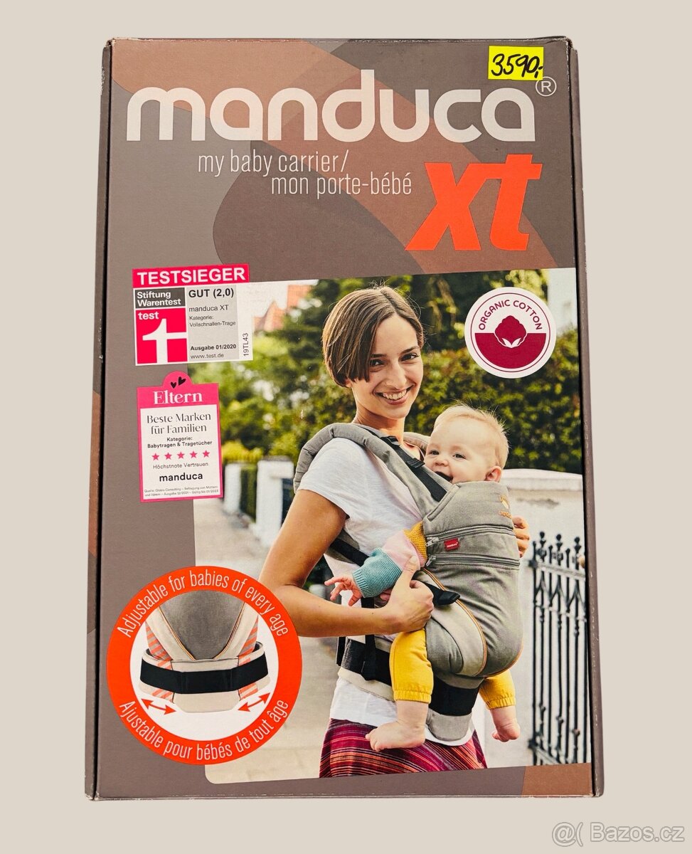 Nosítko Manduca XT Denim Blue-Toffee