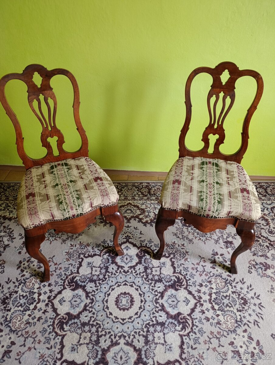 Starožitné židle styl Louis Philippe