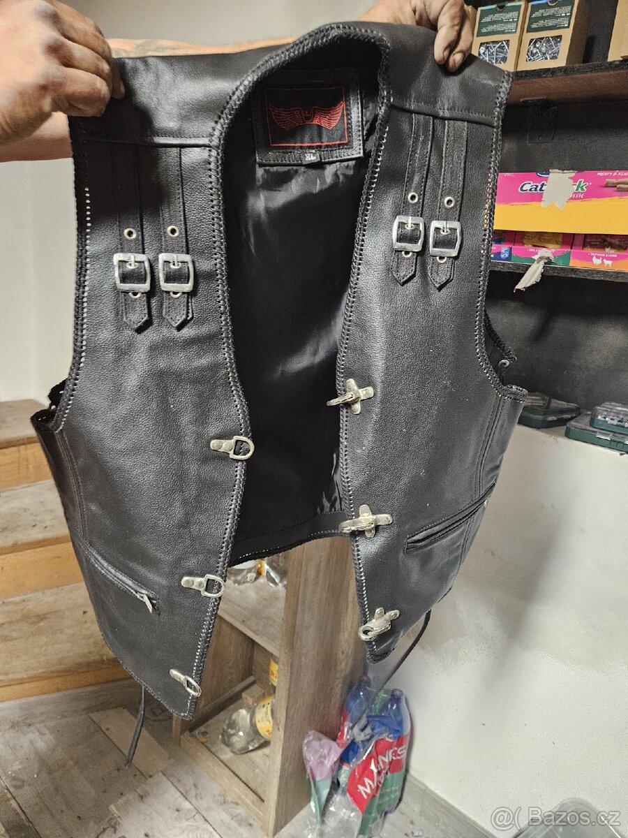 Kožene vesty chooper