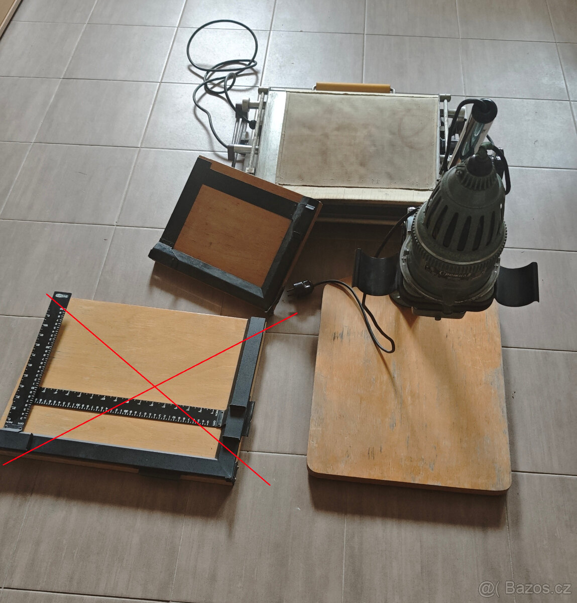 Omepus II, leštička, rám