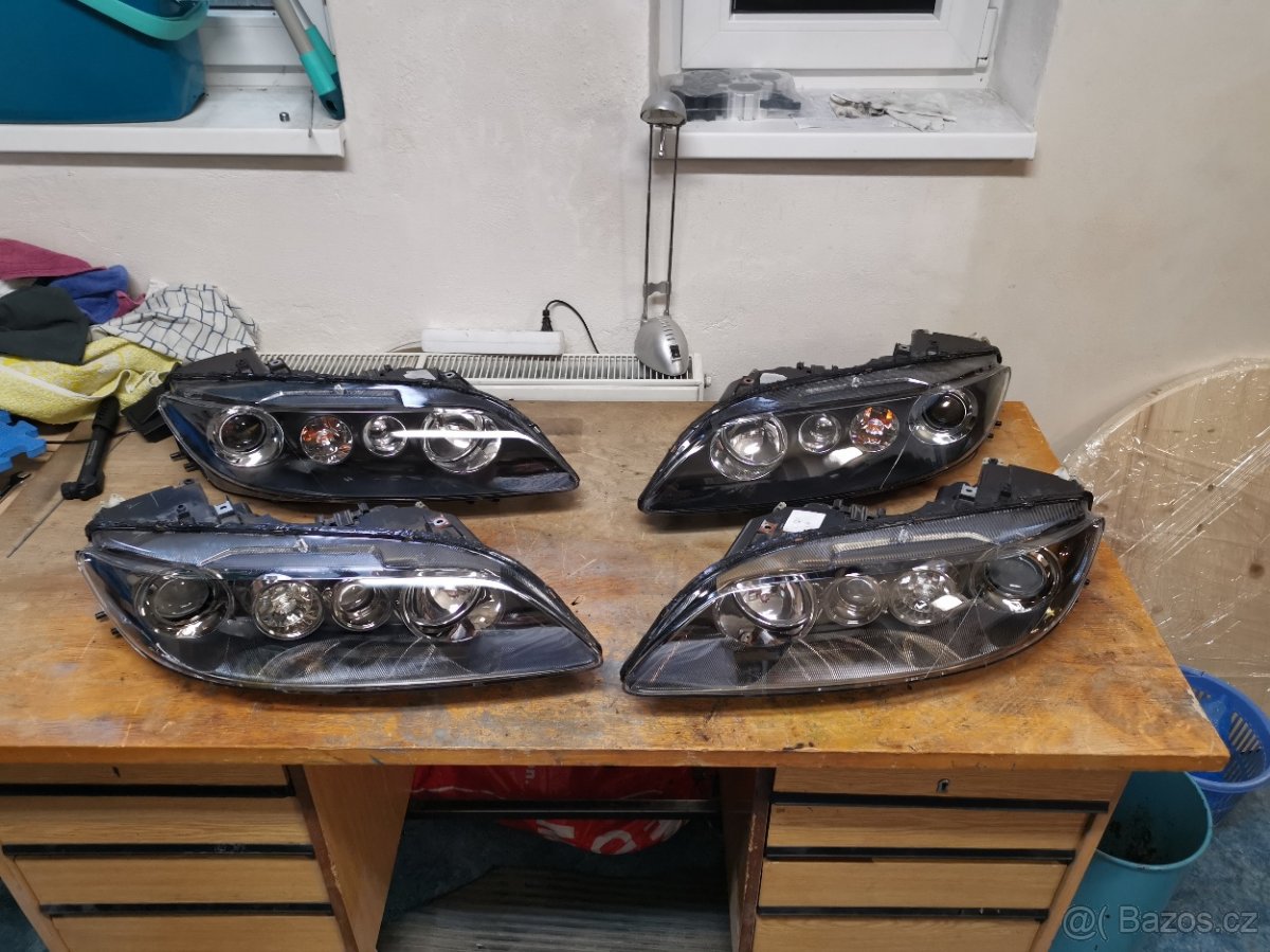 Přední xenonová světla Mazda 6 GG/GY po renovaci