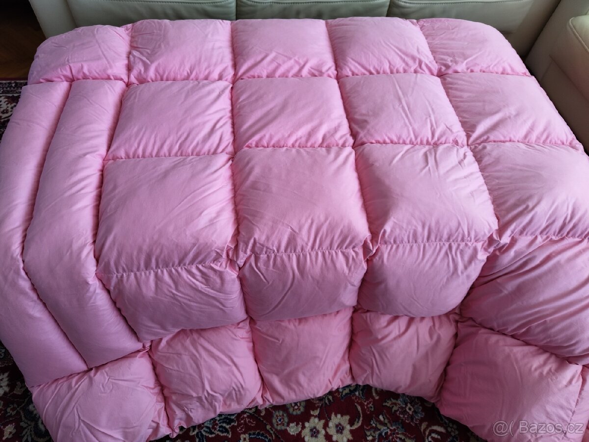 Péřový polštář a péřová peřina