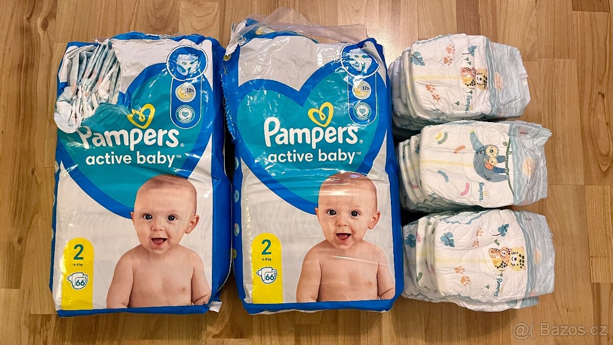 135ks Pampers 2 - active baby