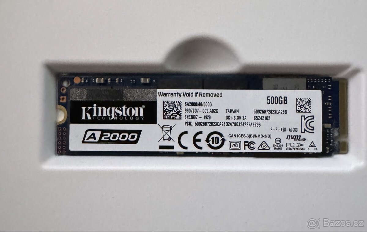 Kingston A2000 M.2 NVMe 500GB