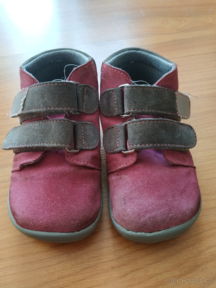 Barefoot dívčí kotníkové celoroční boty Beda vel 25