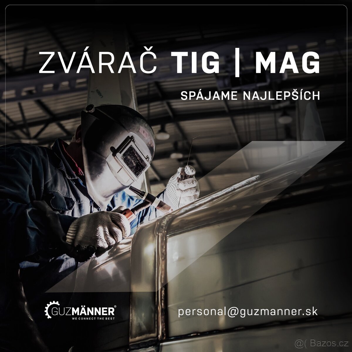 SVÁŘEČ TIG, MAG | NĚMECKO, GUZMÄNNER s.r.o.