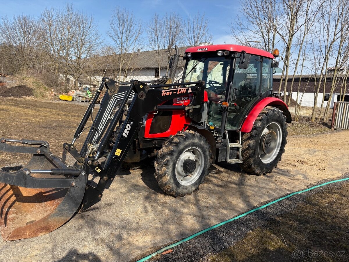 Zetor Proxima plus 8541 + TL120SL + Multilopata