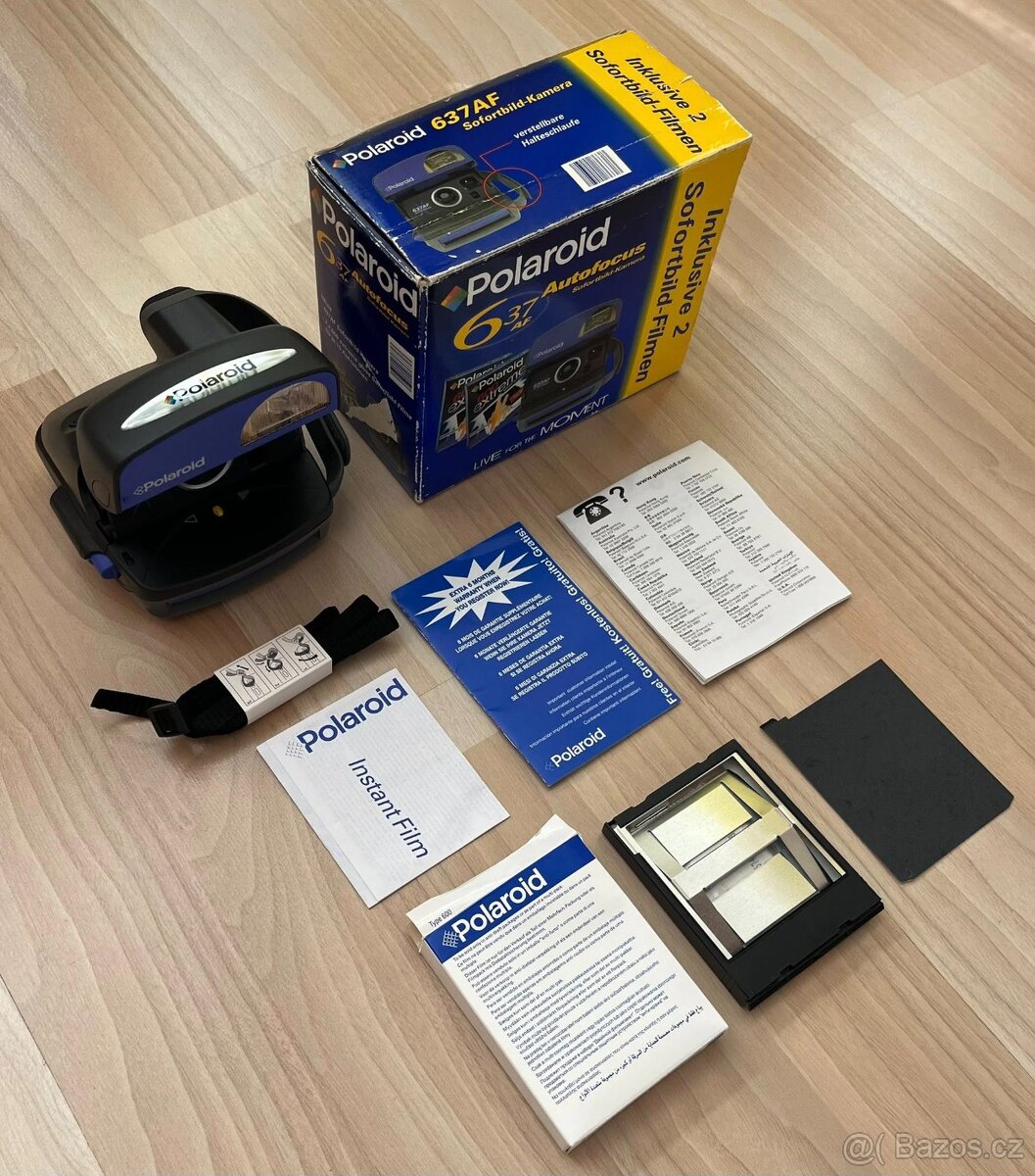4x Polaroid 637AF + 636 Closeup + 635CL + LIGHTMIXER 630SL