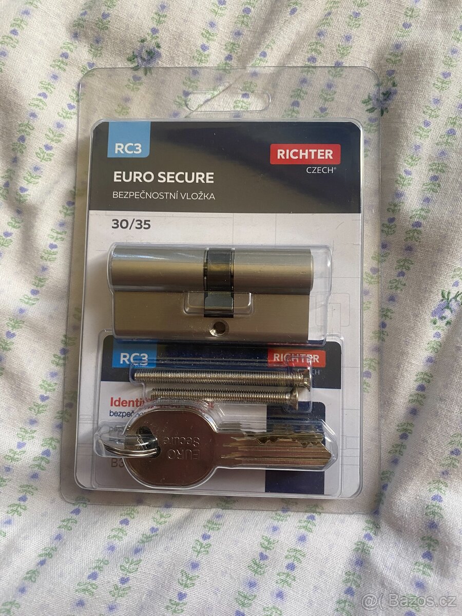 Richter EURO Secure Bezpečnostní vložka 30/35, 6 klíčů NOVÁ