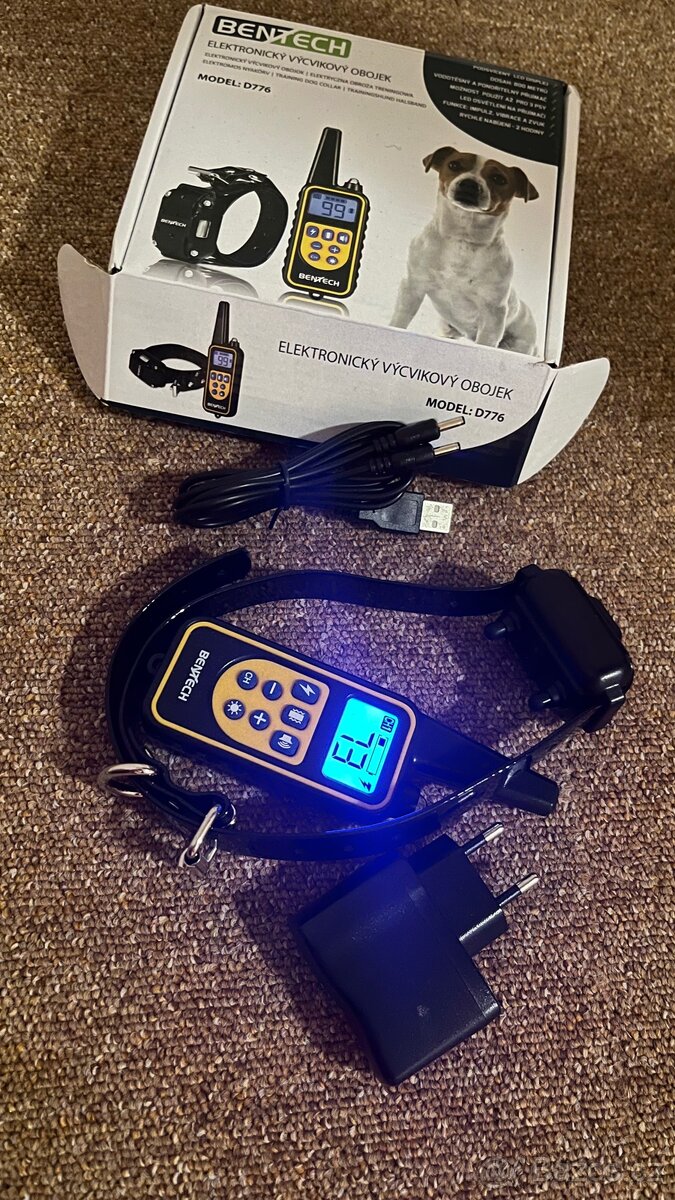 Elektrický obojek + zvuk + vibrace Bentech 776