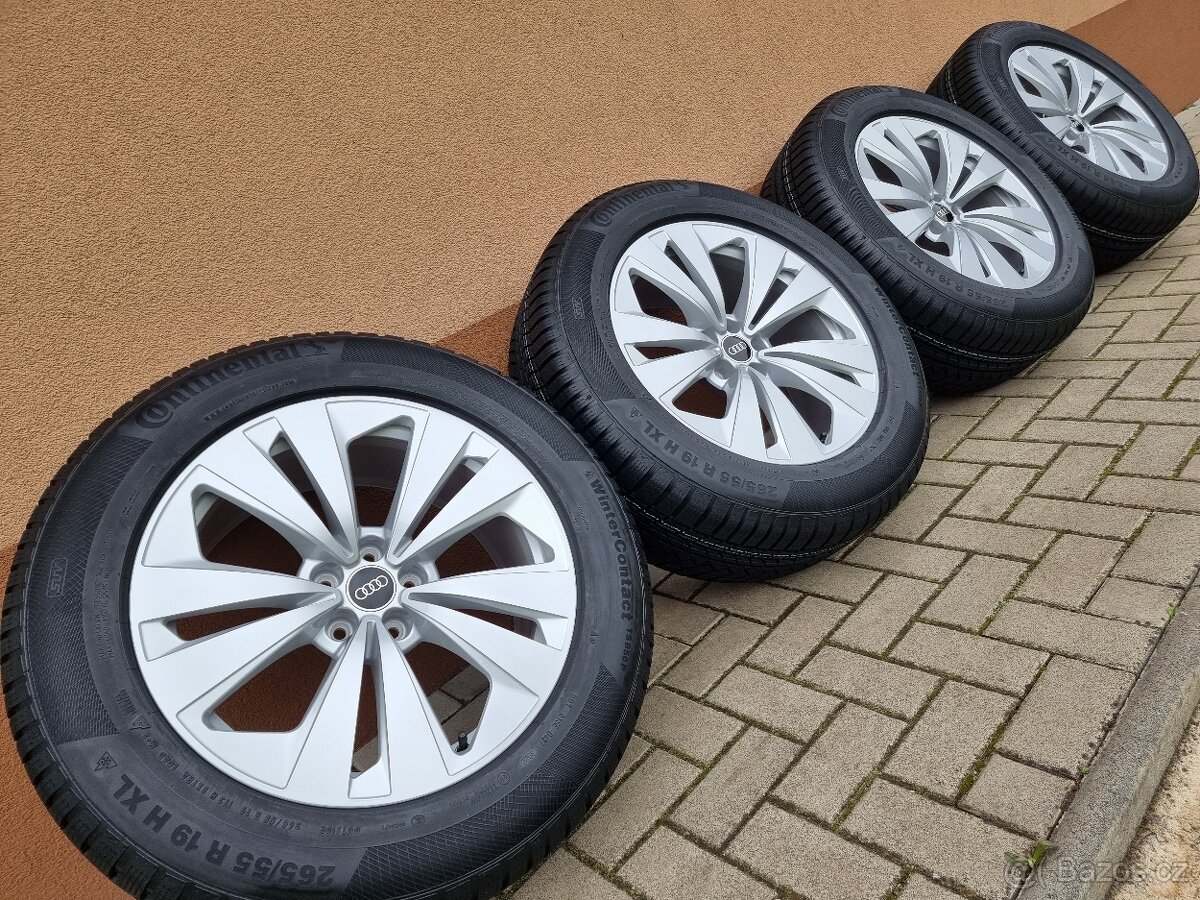 19" 5x112 AUDI Q8 + 265/55R19 CONTINENTAL zimné NEW