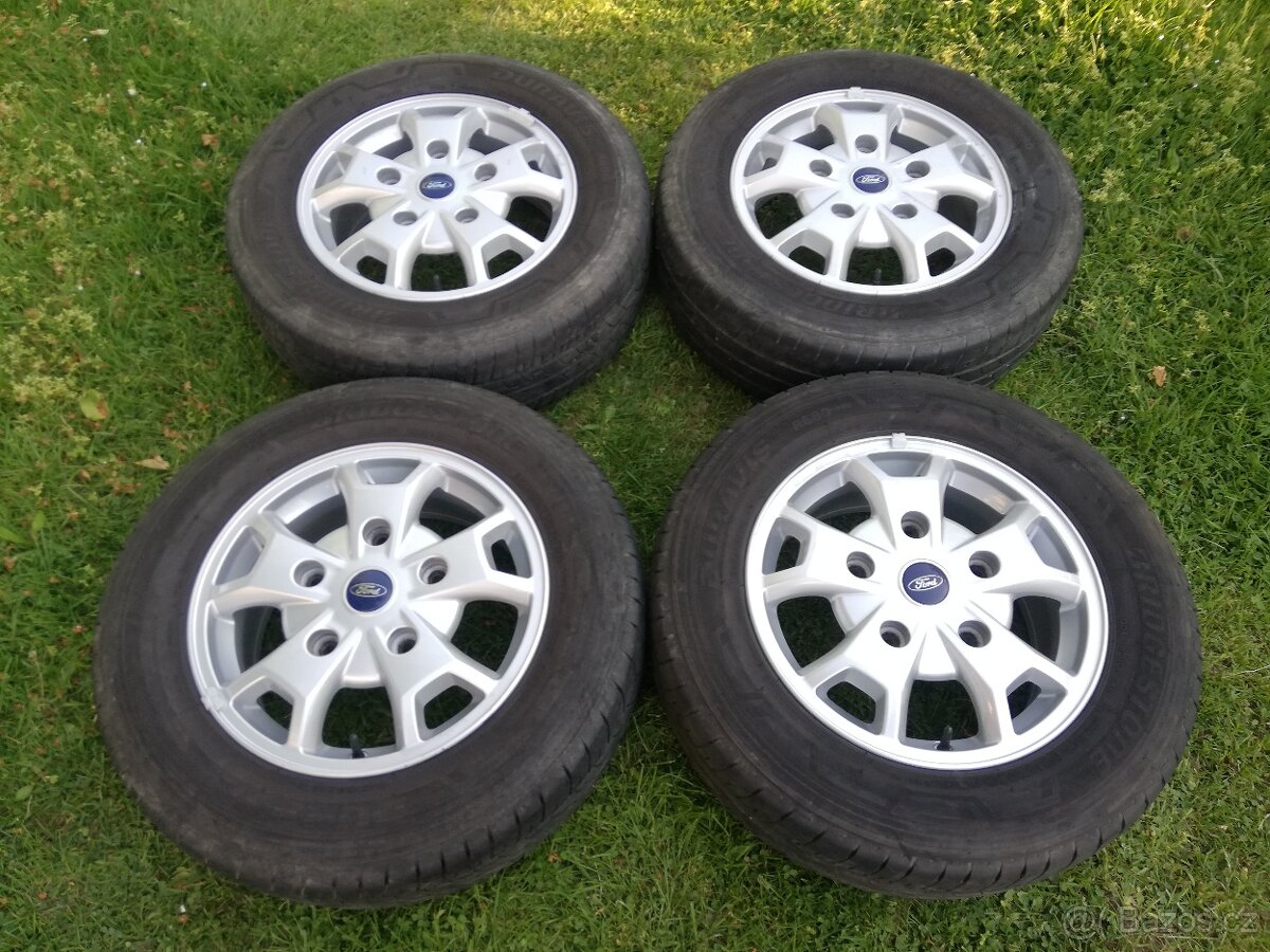 alu Ford Transit Custom 215/65 R16C letní, alu orig.Ford