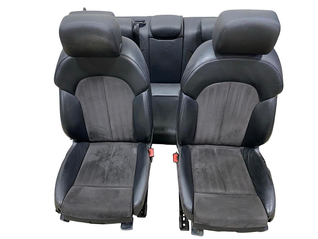 Sedačky černá kůže alcantara Audi A6 C7 4G avant r.v. 2012