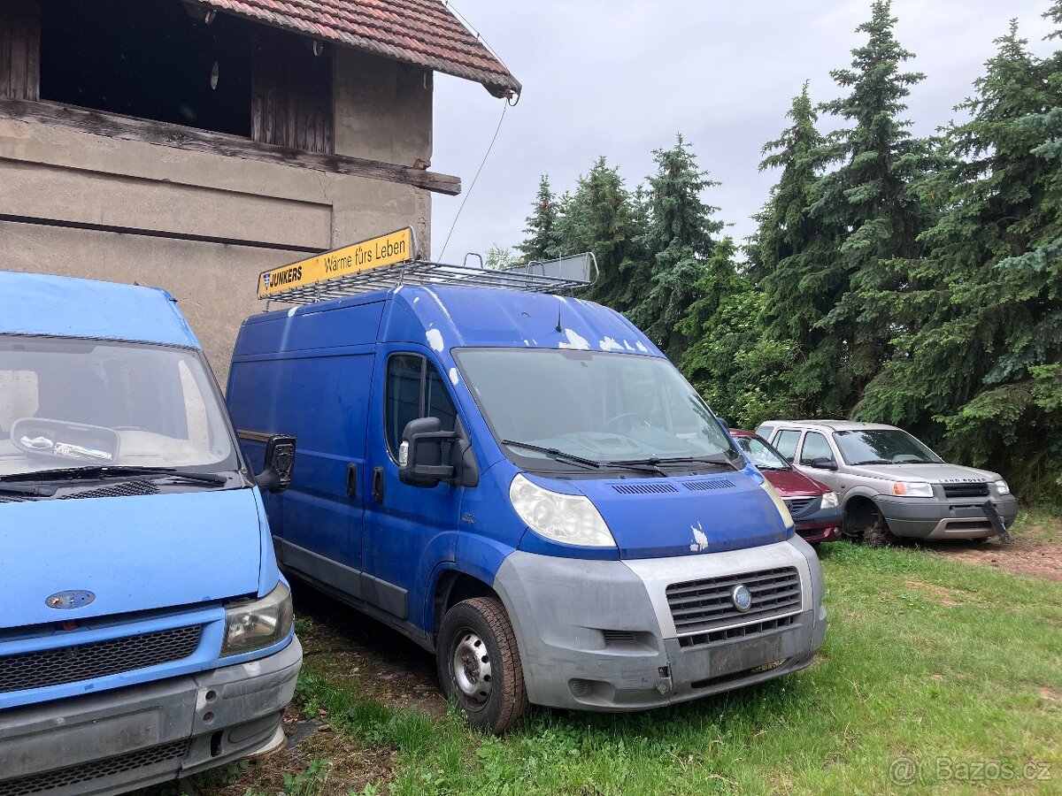 Fiat Ducato zahradka stresni nosic