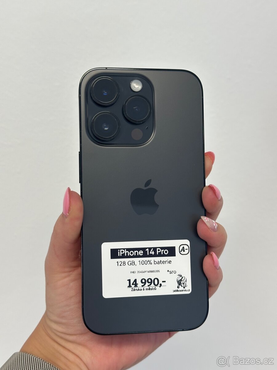 iPhone 14 Pro - 128GB - 100% baterie