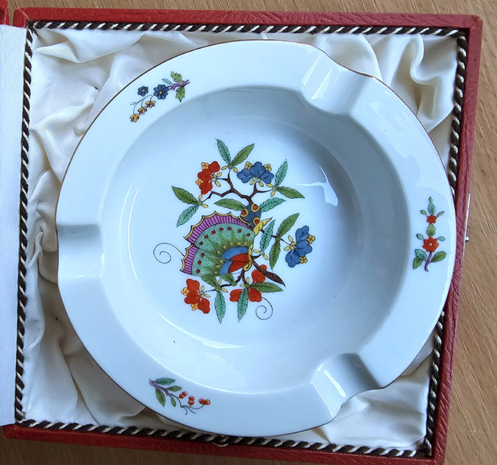 porcelánový popelník Míšeň