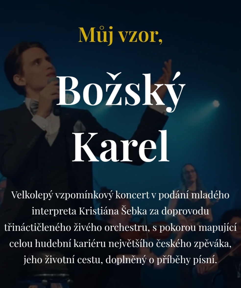 Můj vzor božský Karel