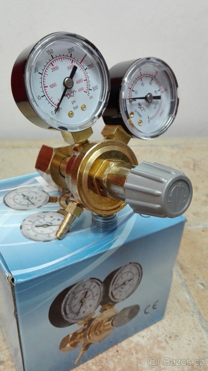 NOVÝ Redukční ventil CO2 pro sváření, PIVO LIMO, Akvaristika
