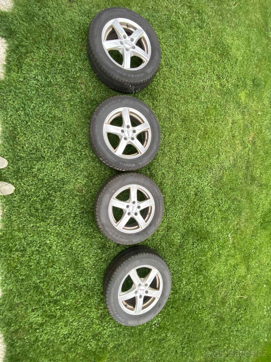 Sada Alu 5x112 + Zimní gumy