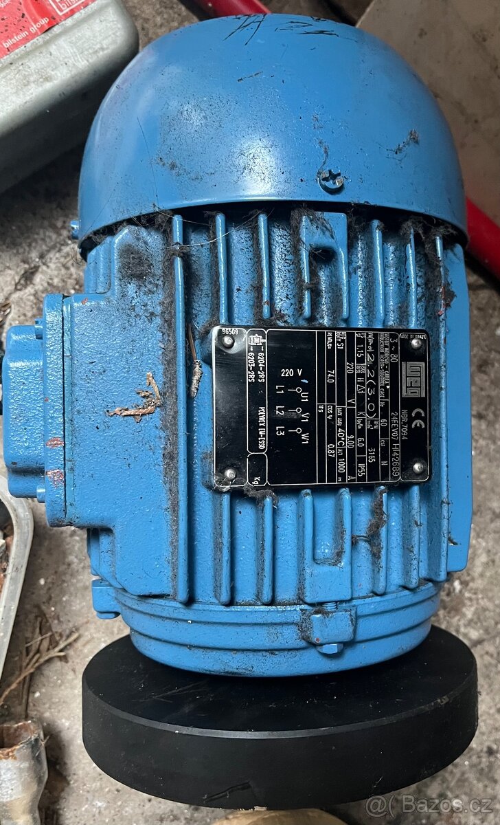 Elektromotor WEG 1,15 kW / 220 V / 3165 ot/min