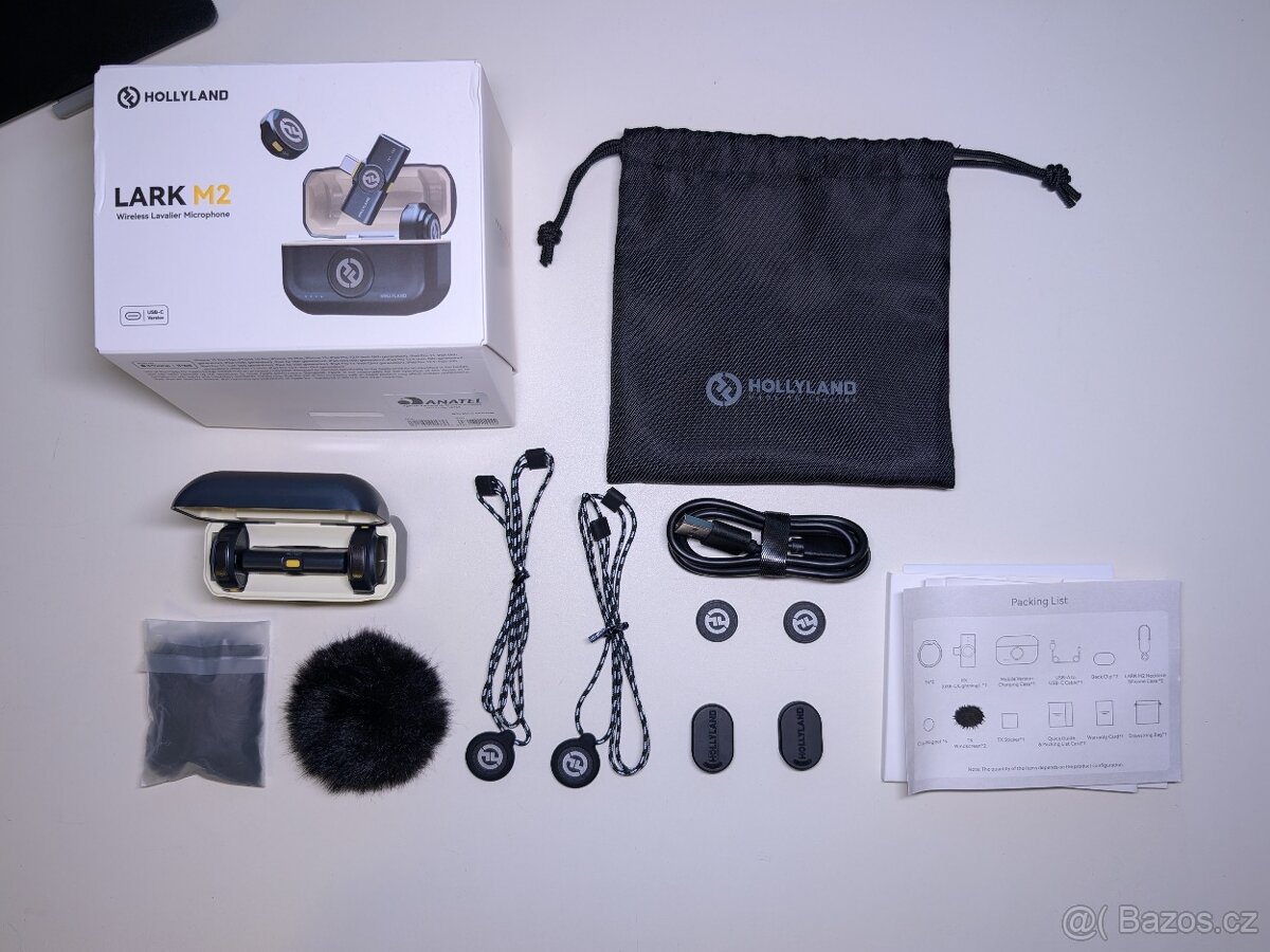 Hollyland Lark M2 USB-C - bezdrátový mikrofon
