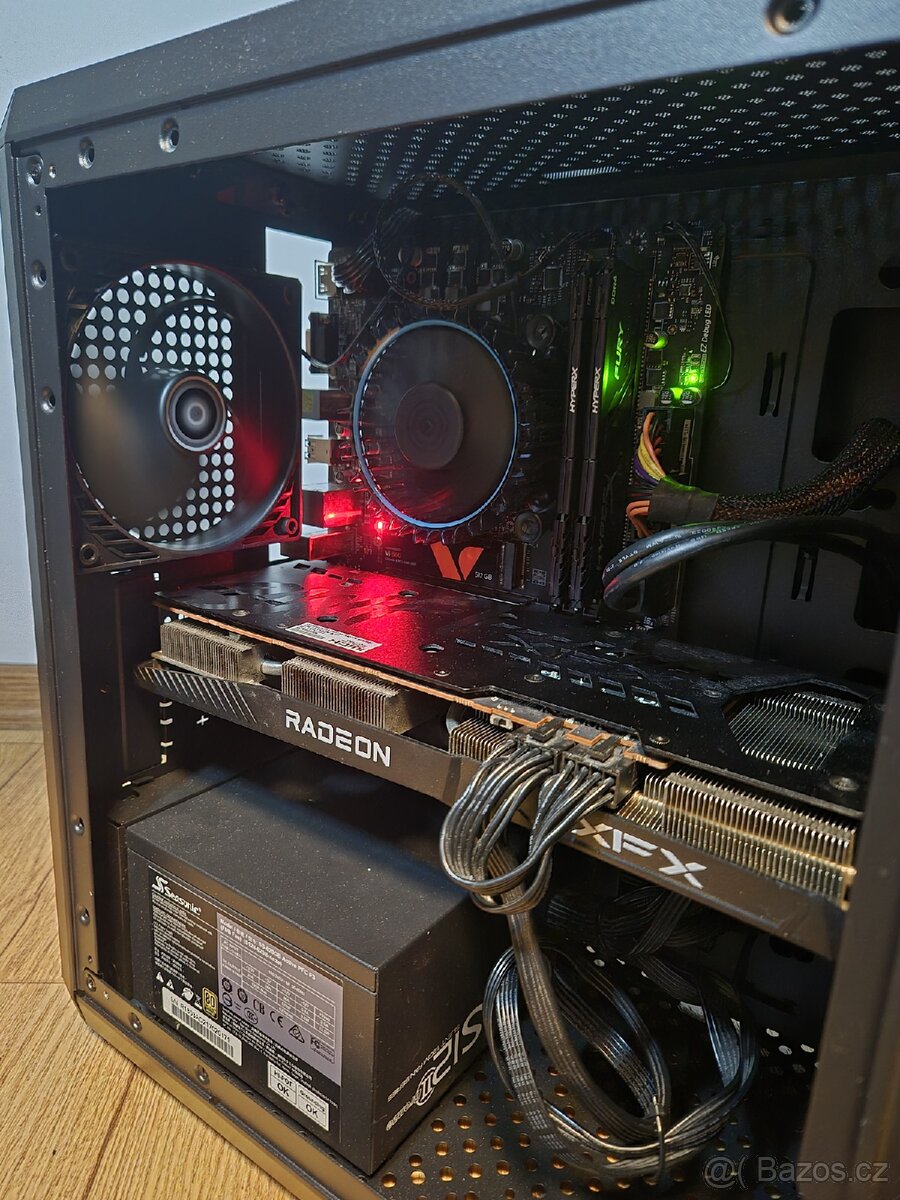 HERNÍ PC - RX 6700 XT, i3 12gen, 500gb disk, 16gb ram