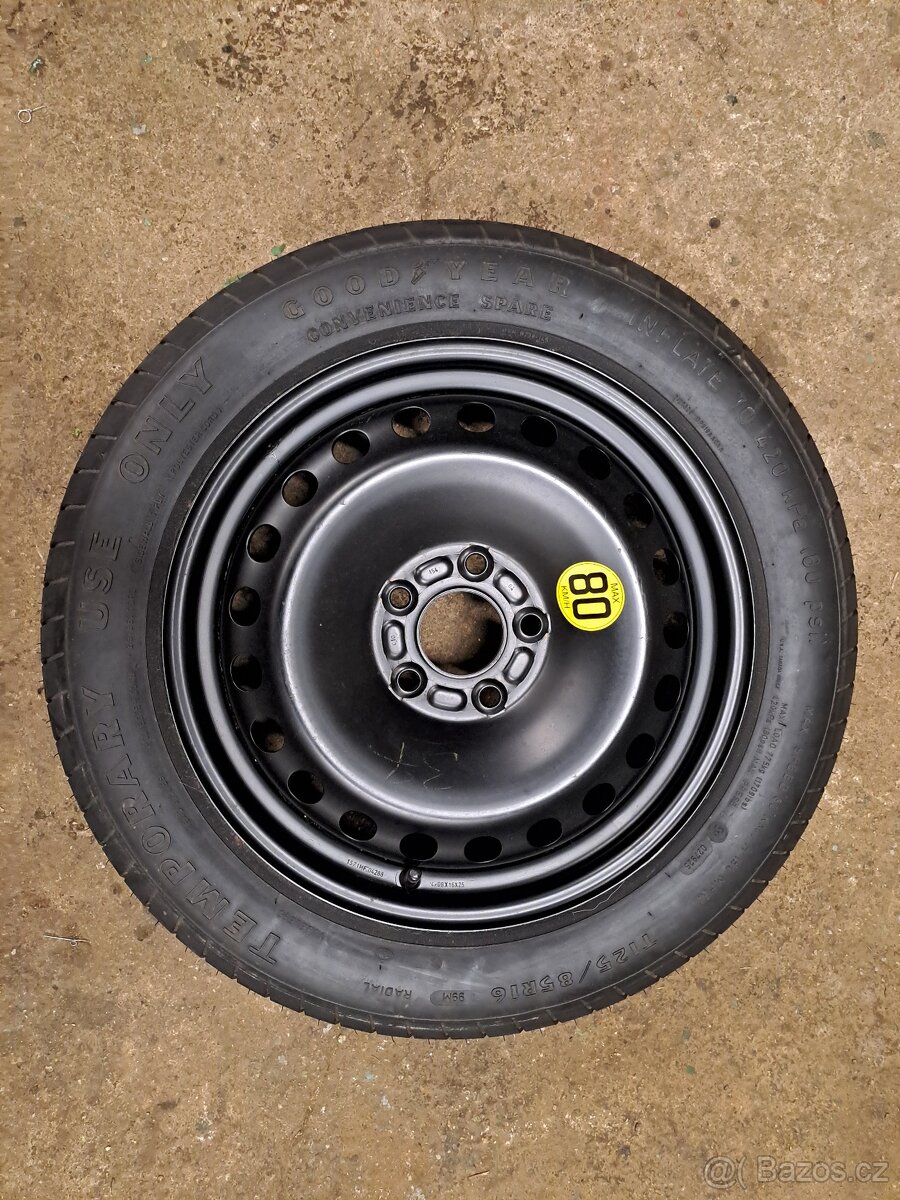 Dojezdové  kolo T125/85R16