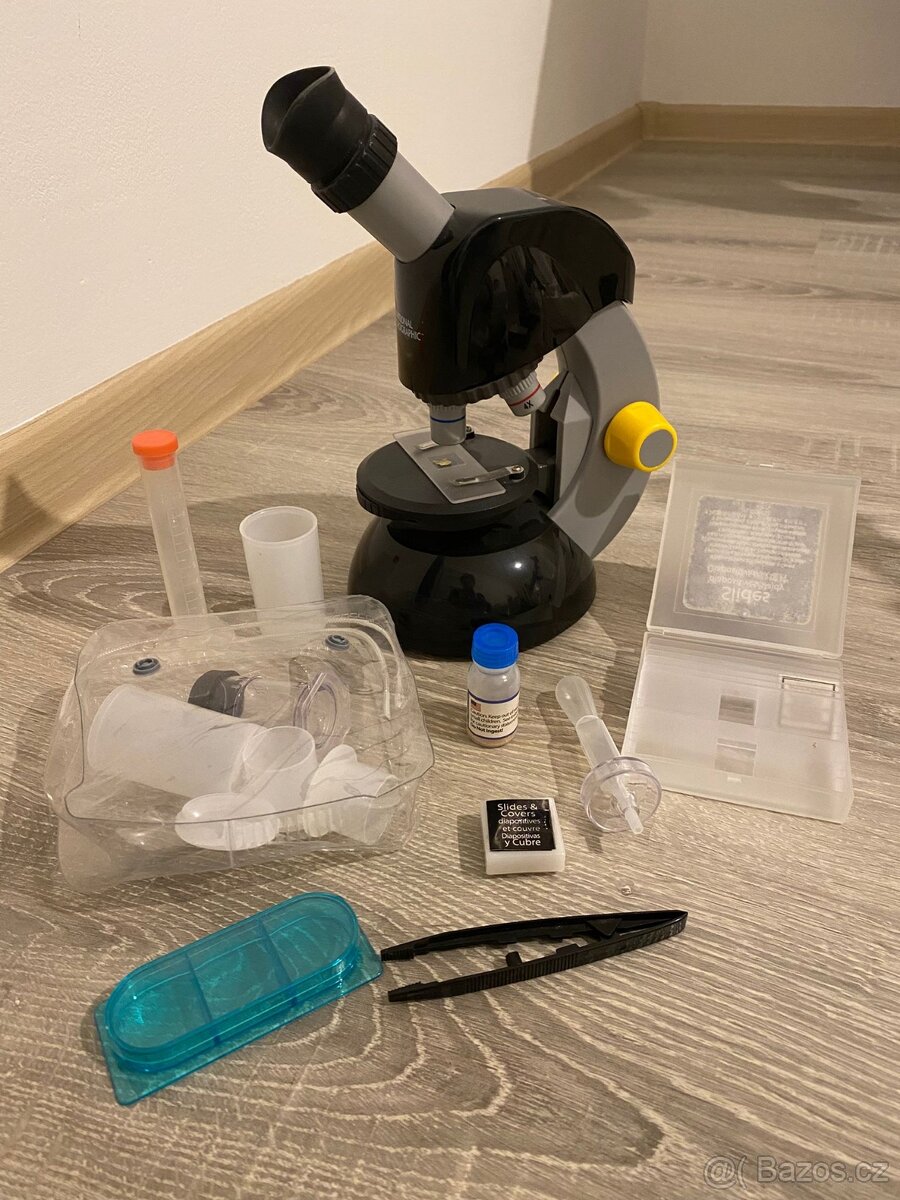 🔬 Dětský mikroskop National Geographic – komplet sada