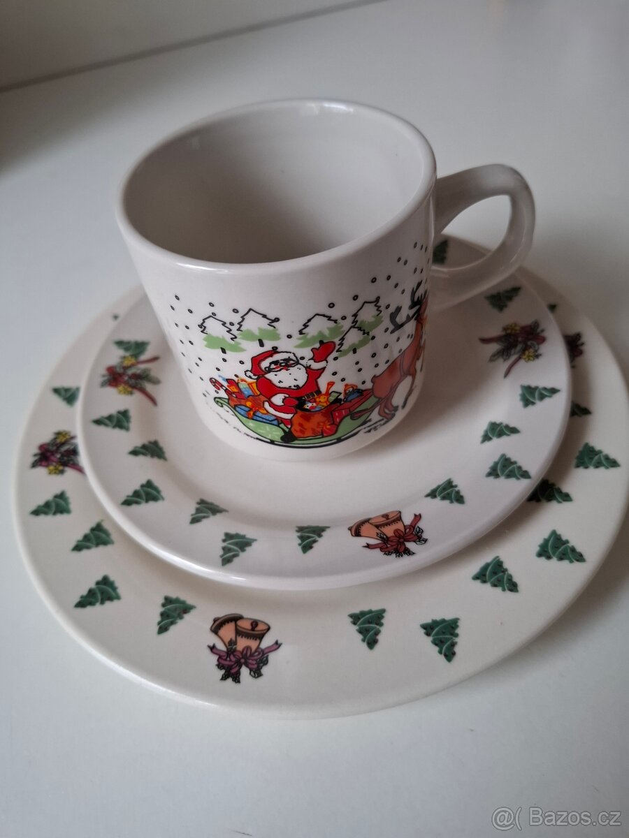 Dětská vánoční jídelní souprava