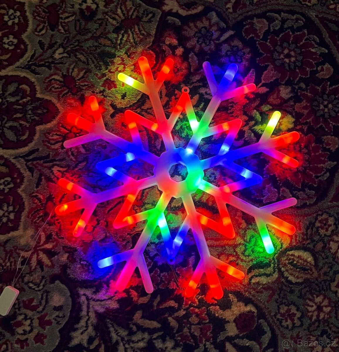 Vánoční LED hvězda do okna (40 cm)