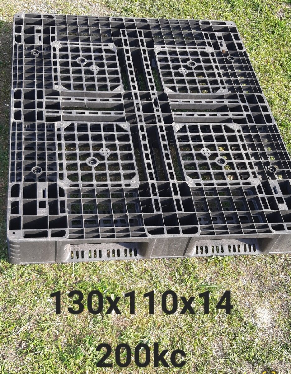 plastové palety 1300x1100x140