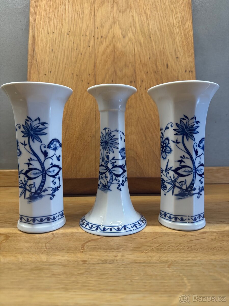 2x Váza 1 svícen cena za vše