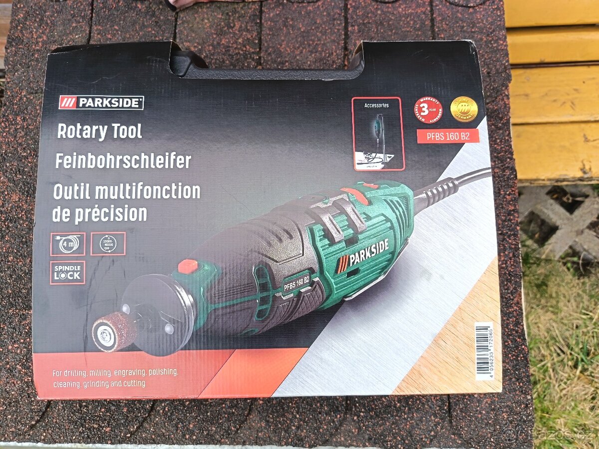 jemná vrtací bruska Parkside PFBS 160 B2