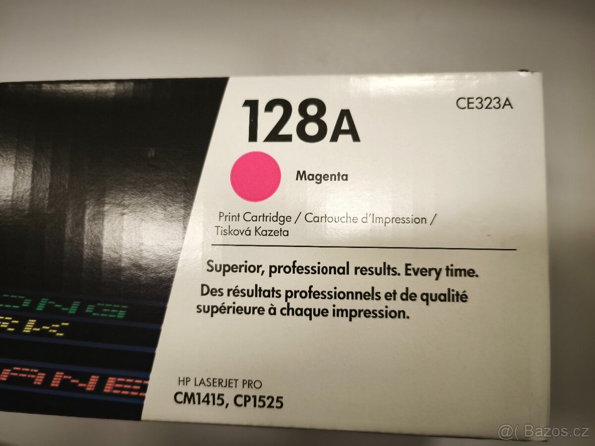 HP originální toner CE323A / 128A Magenta