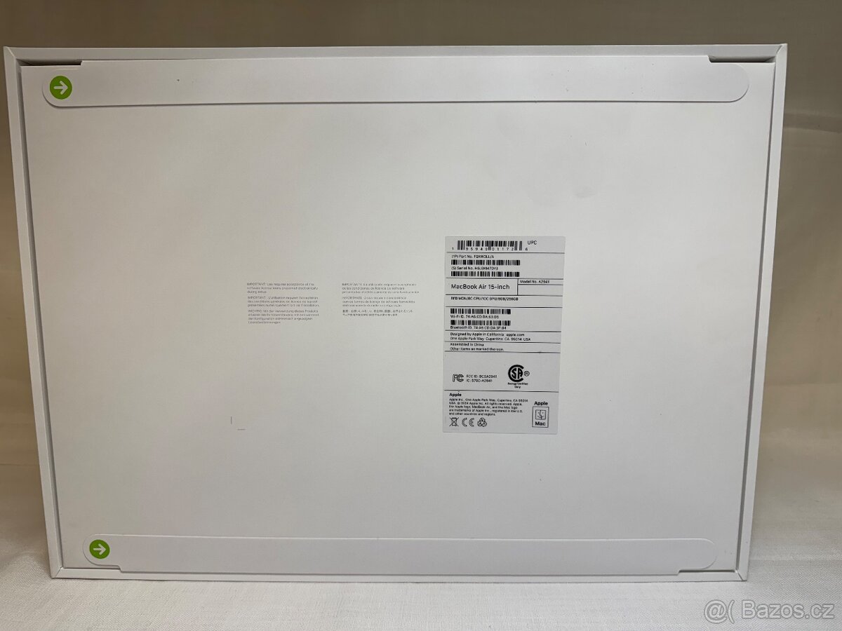 NOVÝ 15 Apple MacBook Air M2 8/10jádro ZÁRUKA apple 1Rok