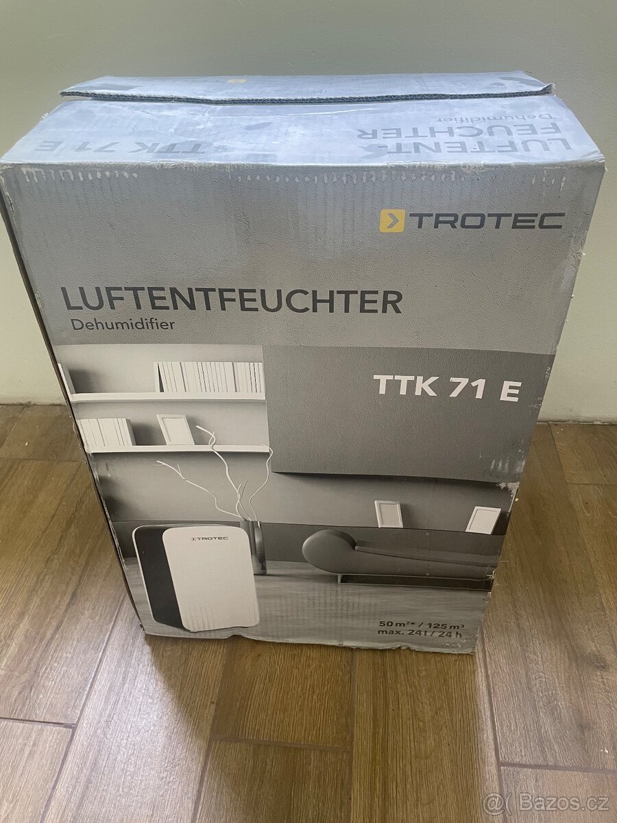 Vysoušeč/odvlhčovač TROTEC TTK 71 E - nový