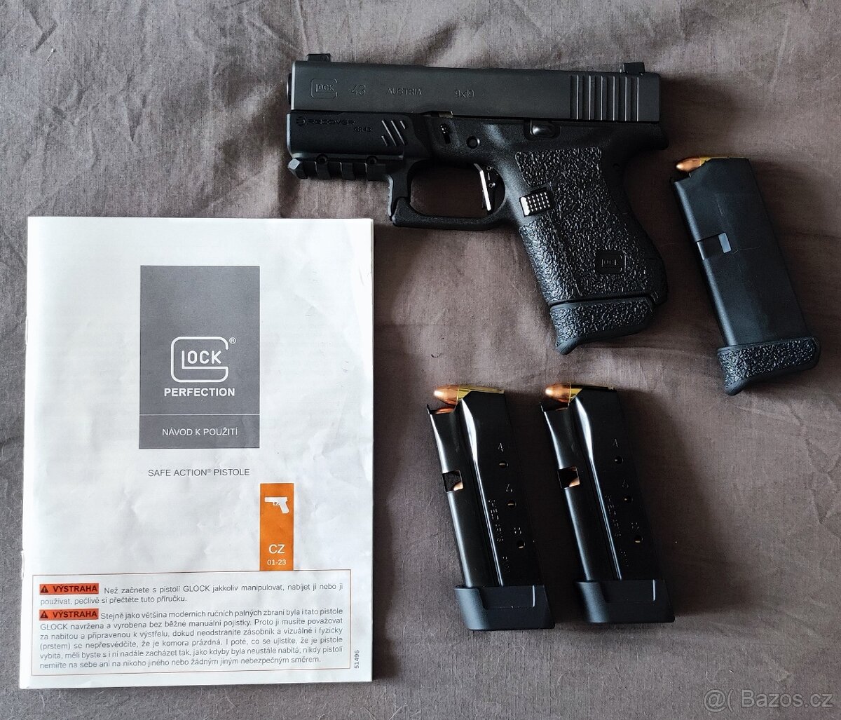 Glock 43 Prodej/výměna G48/G19, arex delta M tactical