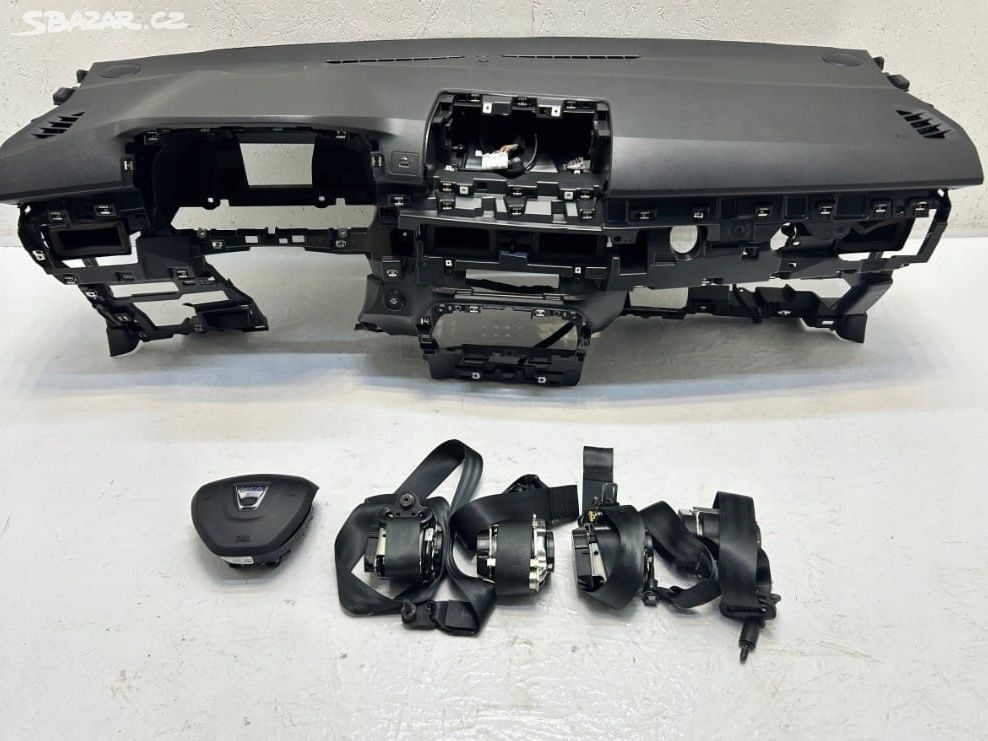 Airbagy, pásy, palubní deska Dacia Sandero III, Jogger